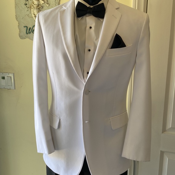 NWT 2BTN White Tuxedo Jacket various sizes - Picture 5 of 5
